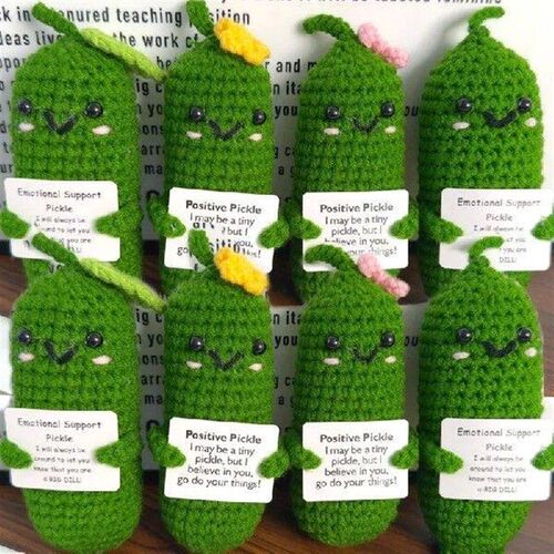 1/10pcs Handmade Emotional Cucumber itive Energy