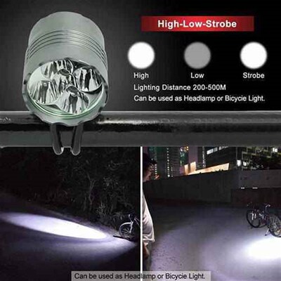WasaFire 7000LM 5* XML T6 LED Bike Light Bicycle Head Lamp C