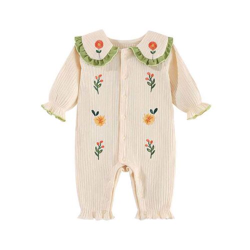 Baby Clothes 23 Spring Wheat Ears and Small Flowers Baby Gir