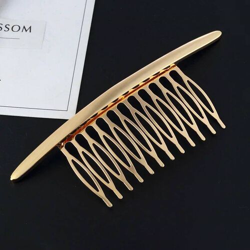 Shuangshuo Hair Side Combs French Hair Comb Straight Teeth H