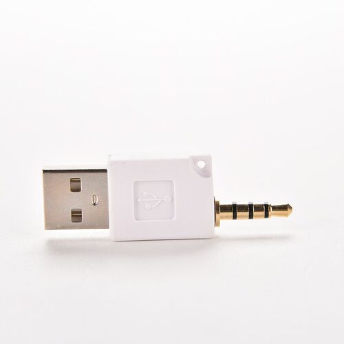 JETTING New 1PC New White 3.5mm Male AUX Audio Stereo Plug