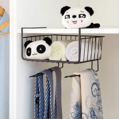 Kitchen Wrought Iron Storage Organizer Racks Closet Cabinet