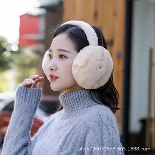 Foldable earmuffs for women Autumn and winter cute earmuffs
