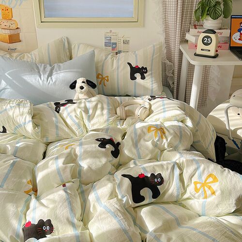 Bed Cover Set Bedding bed sheet Duvet Cover 4pc quilt home