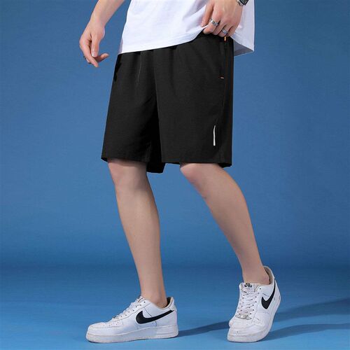 Mens Quick-drying Beach Pants Five-point Pants Swimming Tru
