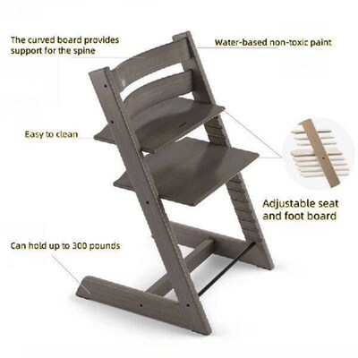 Baby Chair Solid Wood Dining Chair For Baby Chair