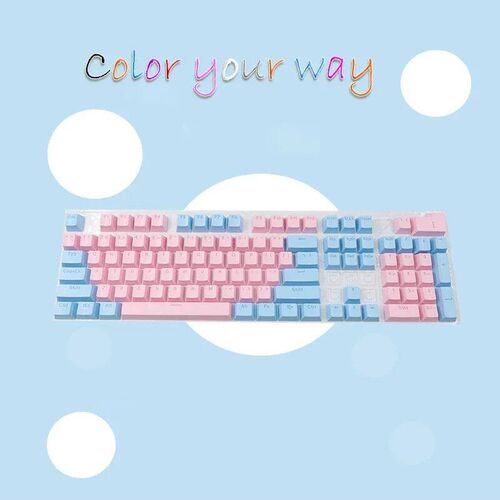 Separate Single One Keycap ABS Double Shot Keycaps 104 Optio