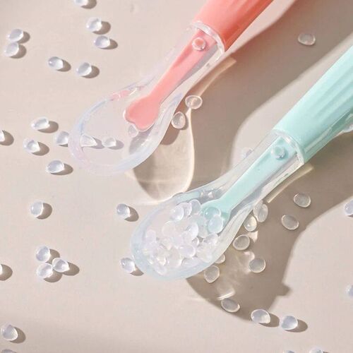 Toddler Feeding Spoon Fruit Puree Scraping Spoons Infant Cut