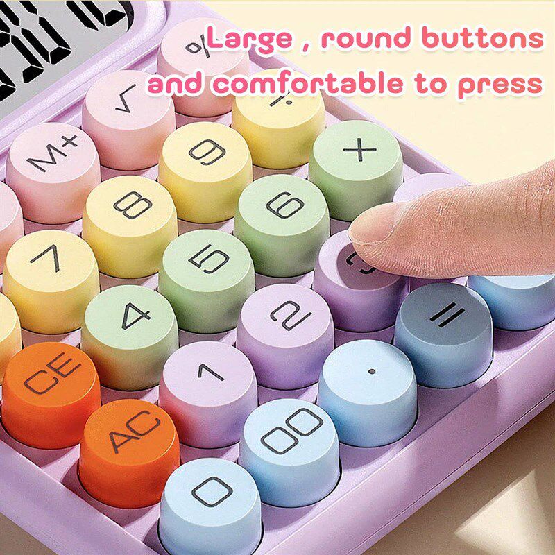 Calculator Dopamine Candy Color High Value Multifunctional - 实物图