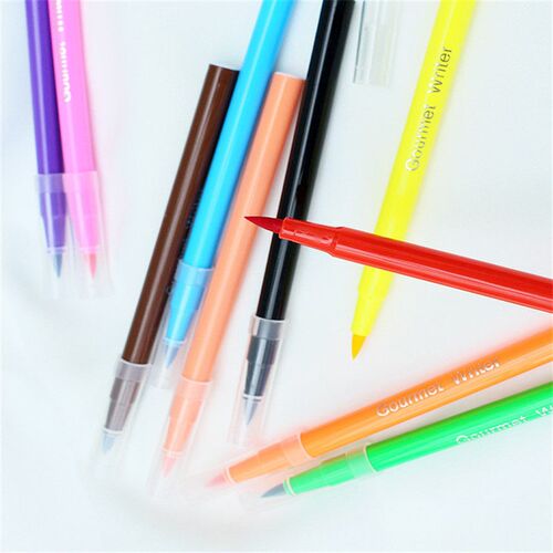 10color Edible Pient Pen brush Food Coloring Pen For Drawing