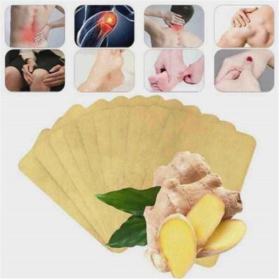 50pcs/Lot Ginger Neck Back Pain Plaster Patch Body Warmer