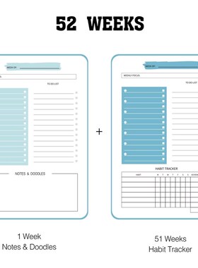 2023 A5 Agenda Planner Notebook Kawaii Diary Journals Weekly