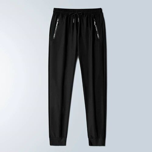 2024 New Ice Silk Pants for Mens Summer Thin Casual Pants f