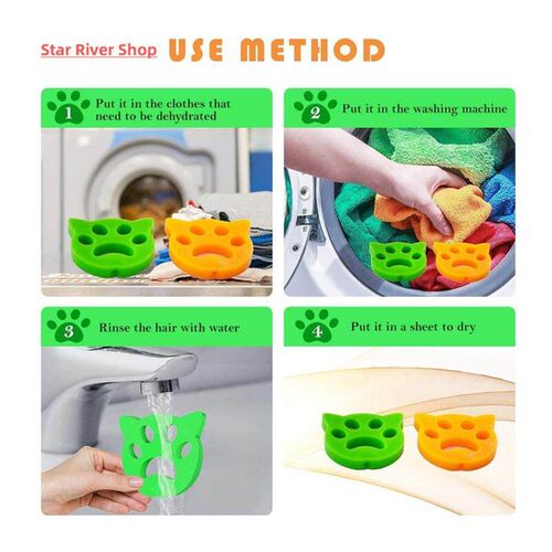 Cat Dog Fur Lint Hair Remover for Laundry Pet Fur Remover Cl
