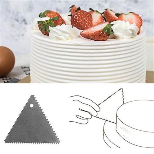 1Pc Smooth Edge Fondant Scraper Spatulas Baking Pastry Tools