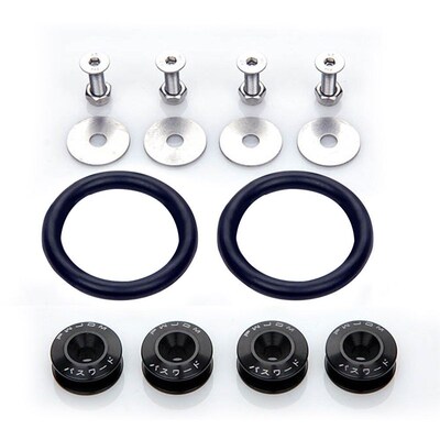 Car Bumper Mount Quick Release Bumpers Auto Chrome Fastener