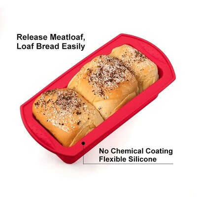 1Pc Loaf Pan Silicone Baking Bread Pan Non-Stick Bakeware Ov