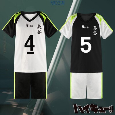 Haikyuu!! Fukurodani Bokuto Koutarou Akaashi Keiji Uniform T