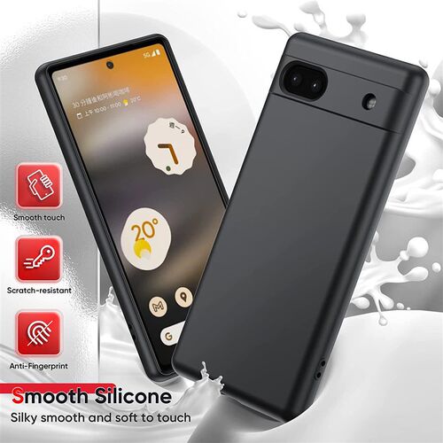For Google Pixel 7 Pro Case Liquid Silicone Soft Matte Camer