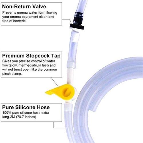2L Home Enema Colonic Irrigation Kit Reusable Bucket Detox