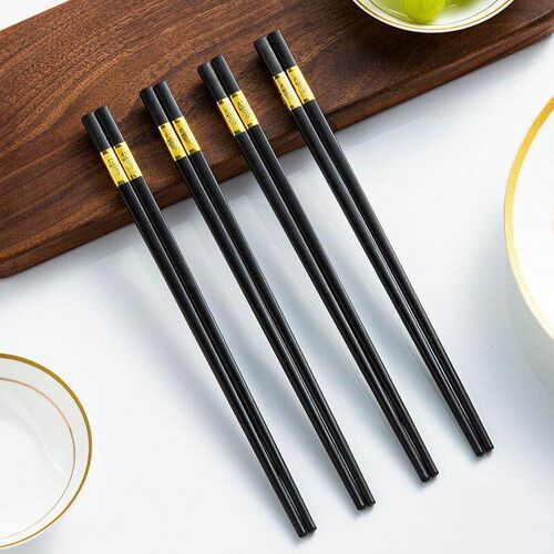 Mold-resistant alloy chopsticks for home use, featuring a go