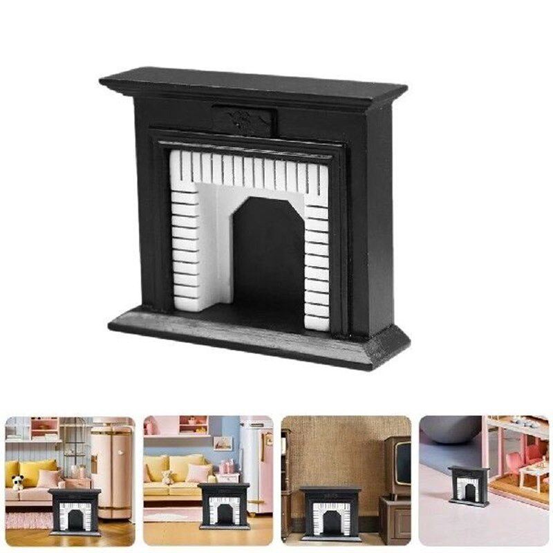 House Furniture Fake Fireplace Decoration Mini Model