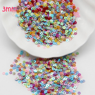 3mm 4mm 5mm 6mm Sequin Flat Round Loose Sequins Crafts Paill