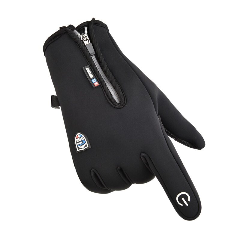 Winter cycling gloves men women with plush gloves保暖手套