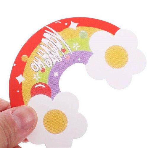 10 Sets Cake Decoration Bear Insert Birthday Cupcake Picks