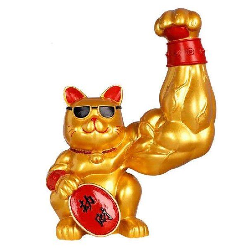 Muscular Lucky Cat Unicorn Arm Good Fortune Jumbo Arm - 实物图