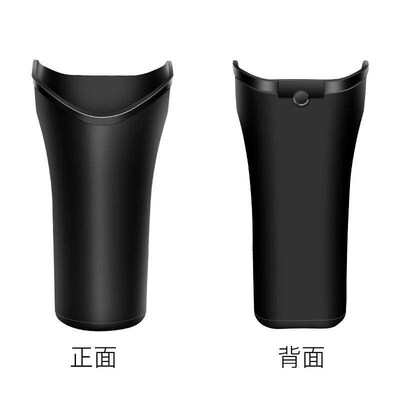 Hanging trash bin with storage box for miscellaneous items,