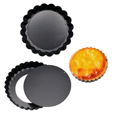 Tart Quiche Flan Pan Mold Round 4 Inch Baking Bakeware Tool