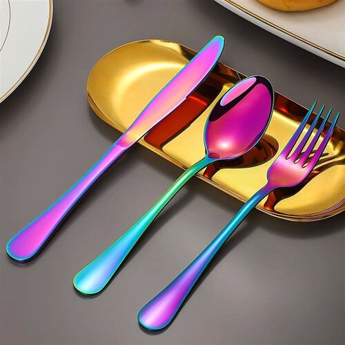 30/60pcsStainless Steel High-end Tableware Set Mirror Polish