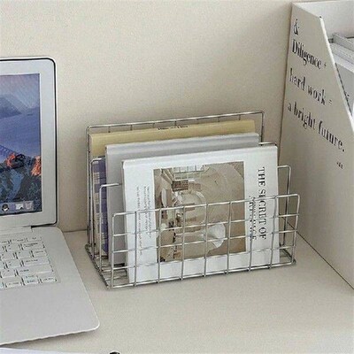 Ins Minimalist Iron Desktop Storage Rack Organizer Table