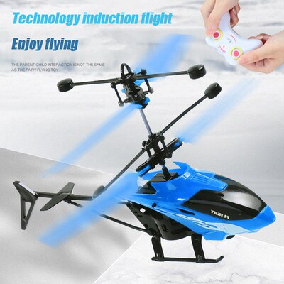 Remote Control Mini Drone Flying Helicopter Infraed Inductio