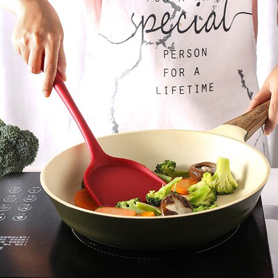 Silicone Cooking Utensils Set Non- Spatula Shovel soup spoon