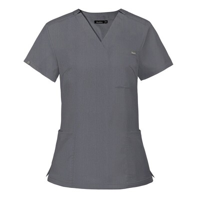 Elastic Surgical Scrubs VNeck Short Sleeve Hospital Nurse Un
