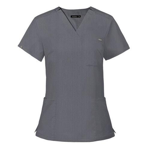 Elastic Surgical Scrubs VNeck Short Sleeve Hospital Nurse Un