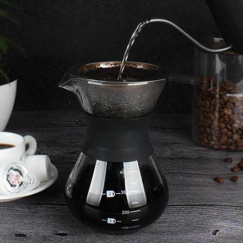 Hand coffee stainless steel strainer set Household filter ty