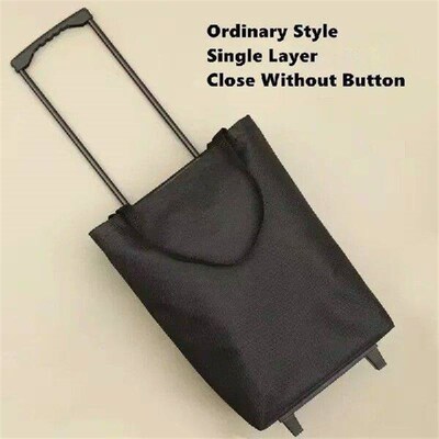 Outdoor Picnic Pull Trolley Portable Folding Shopping Cart