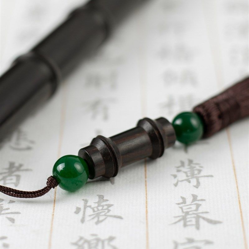 黑檀木竹子香筒10克装精致竹节款配流苏香筒底部带香插香管香具,家居饰品,香托/香盘/香座/香插,淘宝优惠券,粉丝福利购,淘宝优惠卷