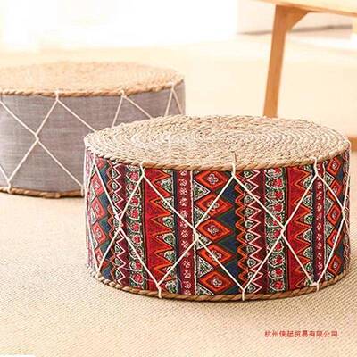 NNJ编垫榻榻米日飘式墩窗打垫禅修垫地板地坐上藤编坐蒲垫民族风