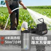 藤原无线电潜水泵农用家用浇器菜灌溉神锂大电LPJ动充电式 功率抽