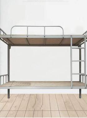 上下铺铁学架床双层工地床高JC-01架子员工宿舍双人铁艺低床生上