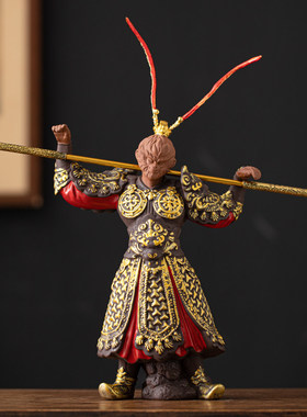黑神话悟空摆件齐天大圣斗战胜佛陶瓷客厅玄关桌面手办工艺品摆件