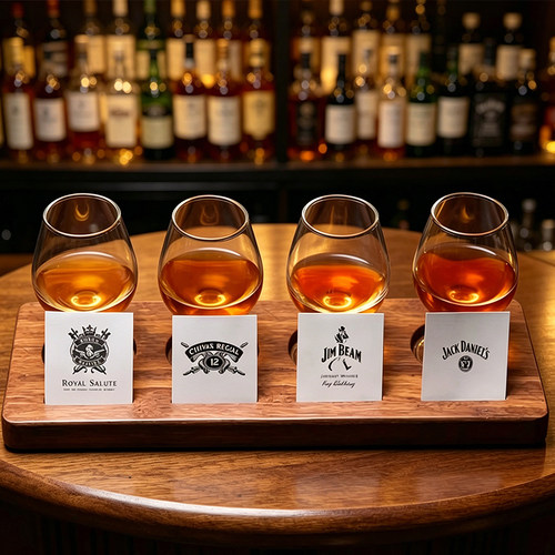 实木复古精酿啤酒杯架