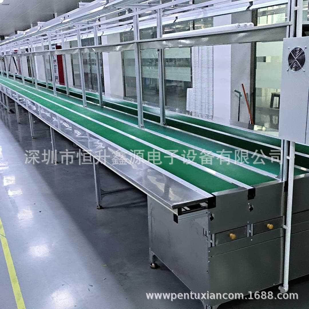 厂家四皮带流水线 深圳喇叭点胶机专用生产线,机械设备,电子产品制造设备,淘宝优惠券,粉丝福利购,淘宝优惠卷