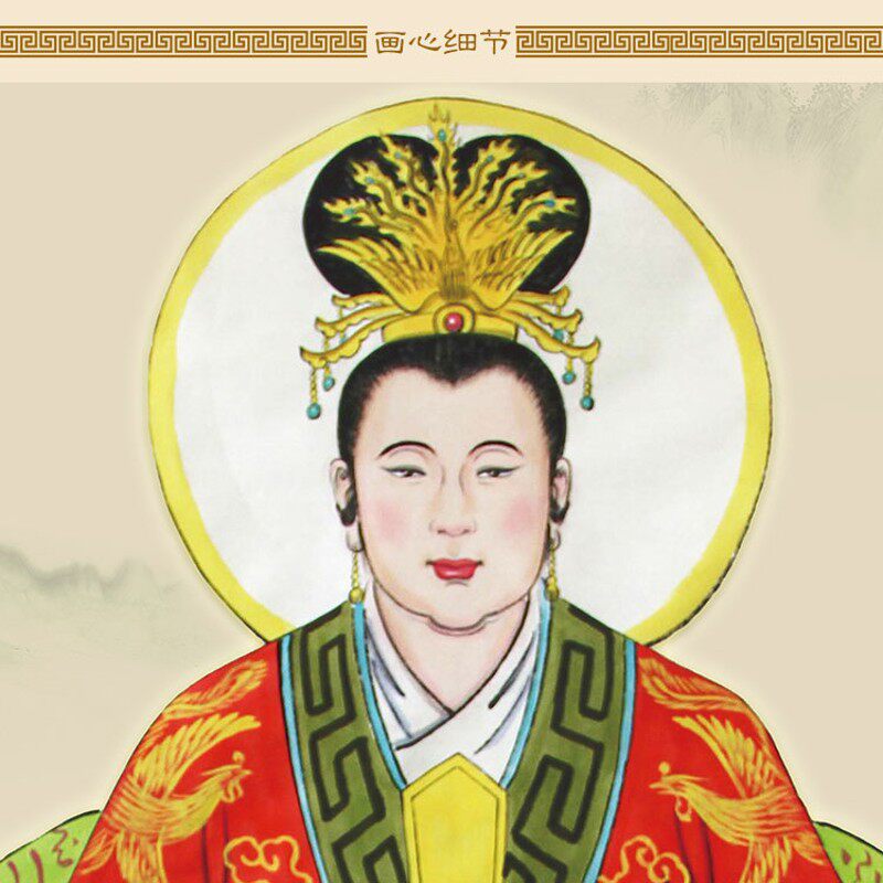 宗祠家谱祖先画像 祖宗夫妻人物挂画 装饰画卷轴画改姓氏定制订做