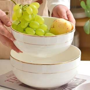 吃面碗泡面碗家用高级感大碗汤碗6/7/8寸陶瓷拌面碗饭碗骨瓷餐具