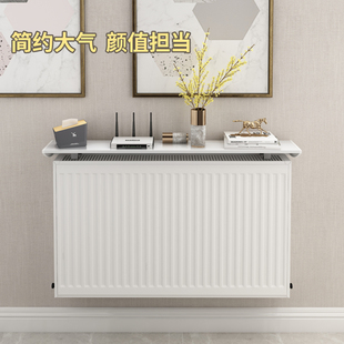 暖气片置物架上方隔板家用新款暖气片罩套遮挡板老式防熏墙免打孔